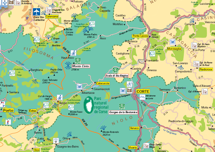 Les gorges de la Restonica